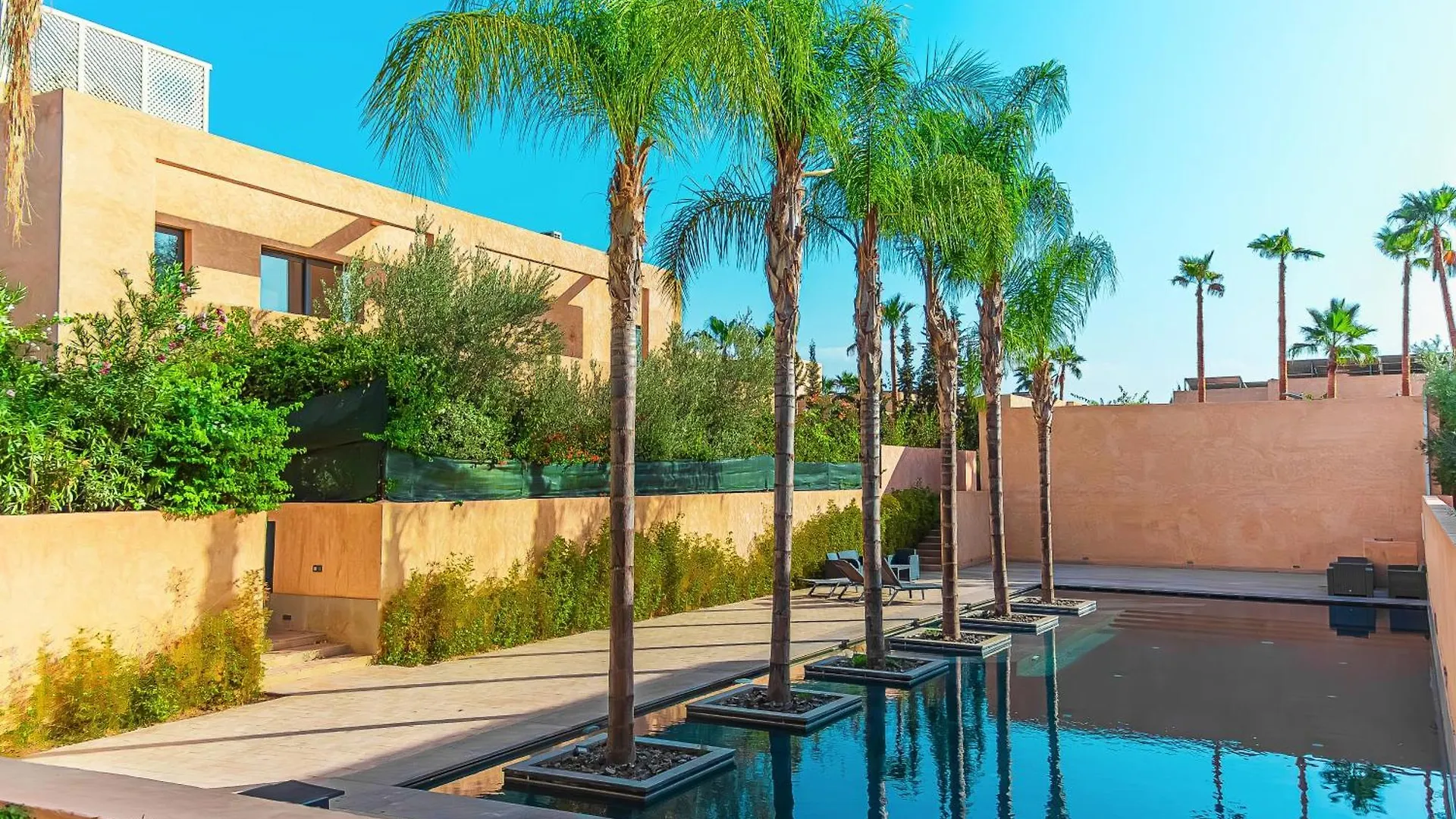 Luxury Flat - Pool - Gym - Oliver Palm Apartment Marrakesh