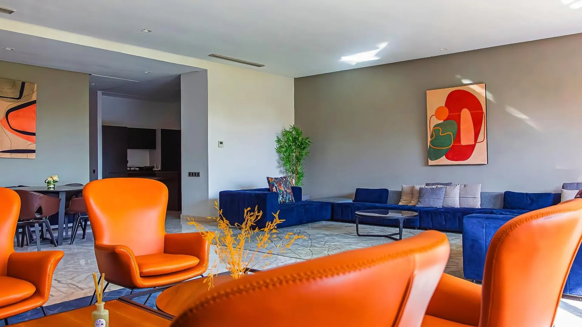 Luxury Flat - Pool - Gym - Oliver Palm Apartment Marrakesh