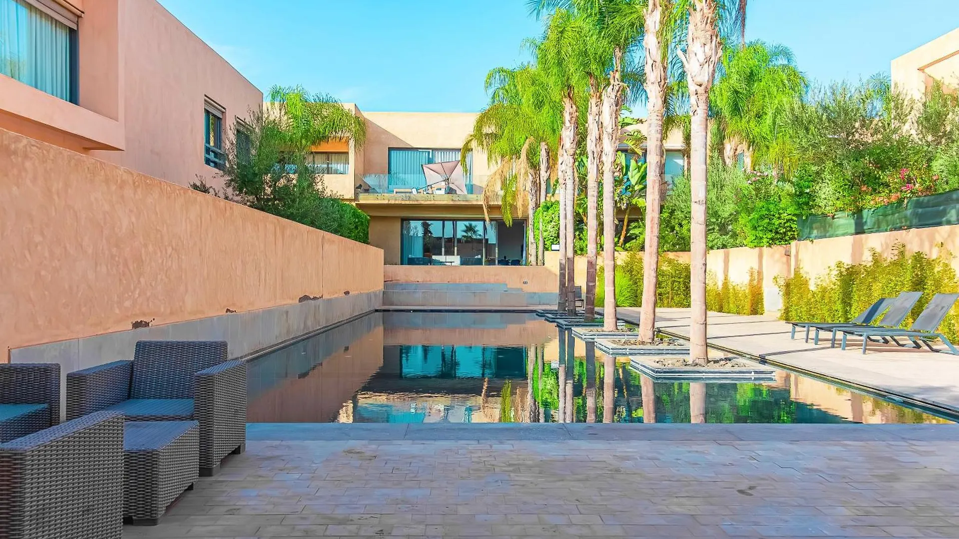 Luxury Flat - Pool - Gym - Oliver Palm Apartment Marrakesh Morocco
