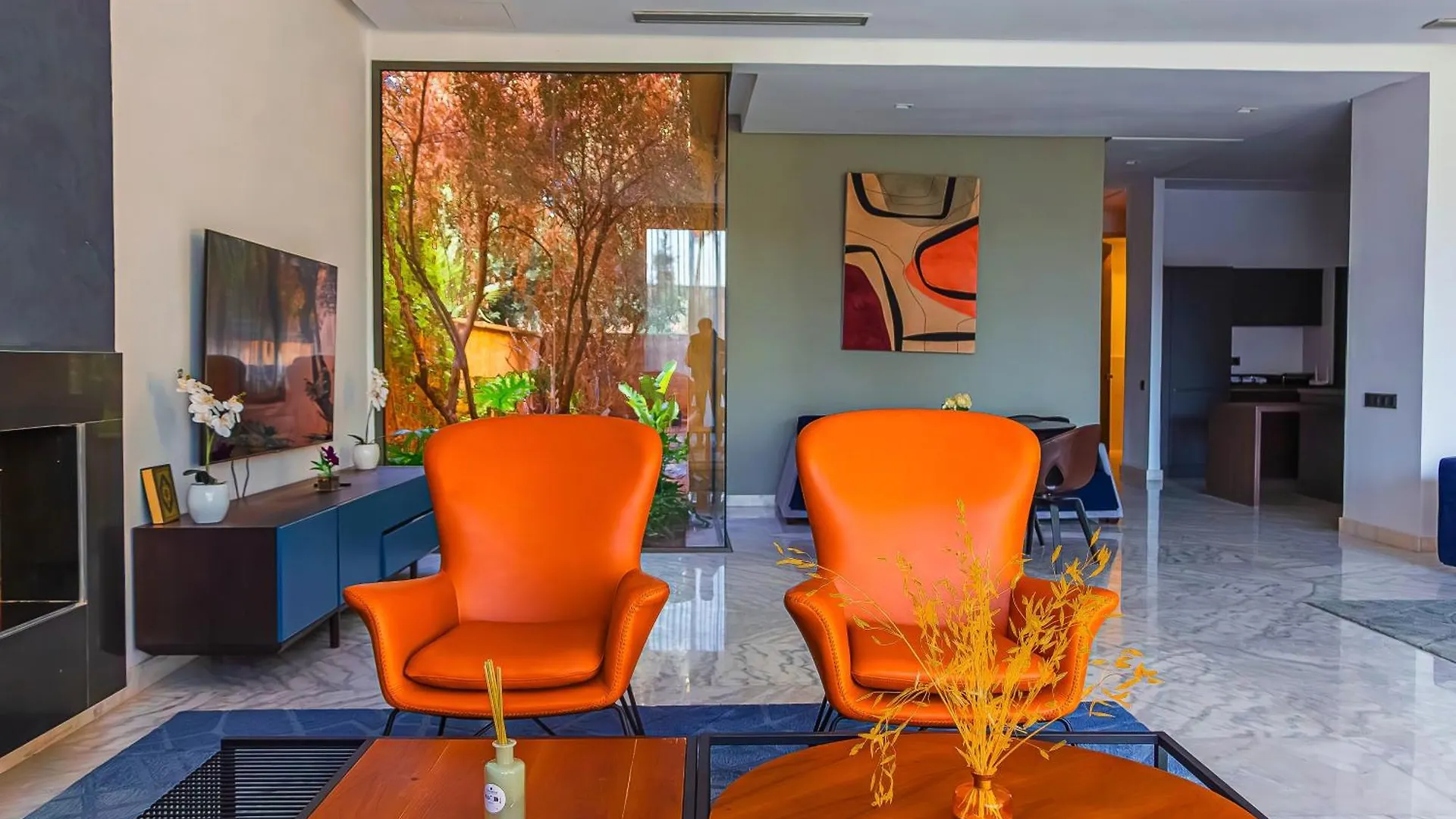 Luxury Flat - Pool - Gym - Oliver Palm Apartment Marrakesh